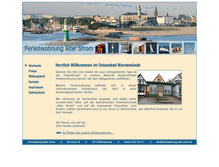 Tablet Screenshot of ferienwohnung-alter-strom.de